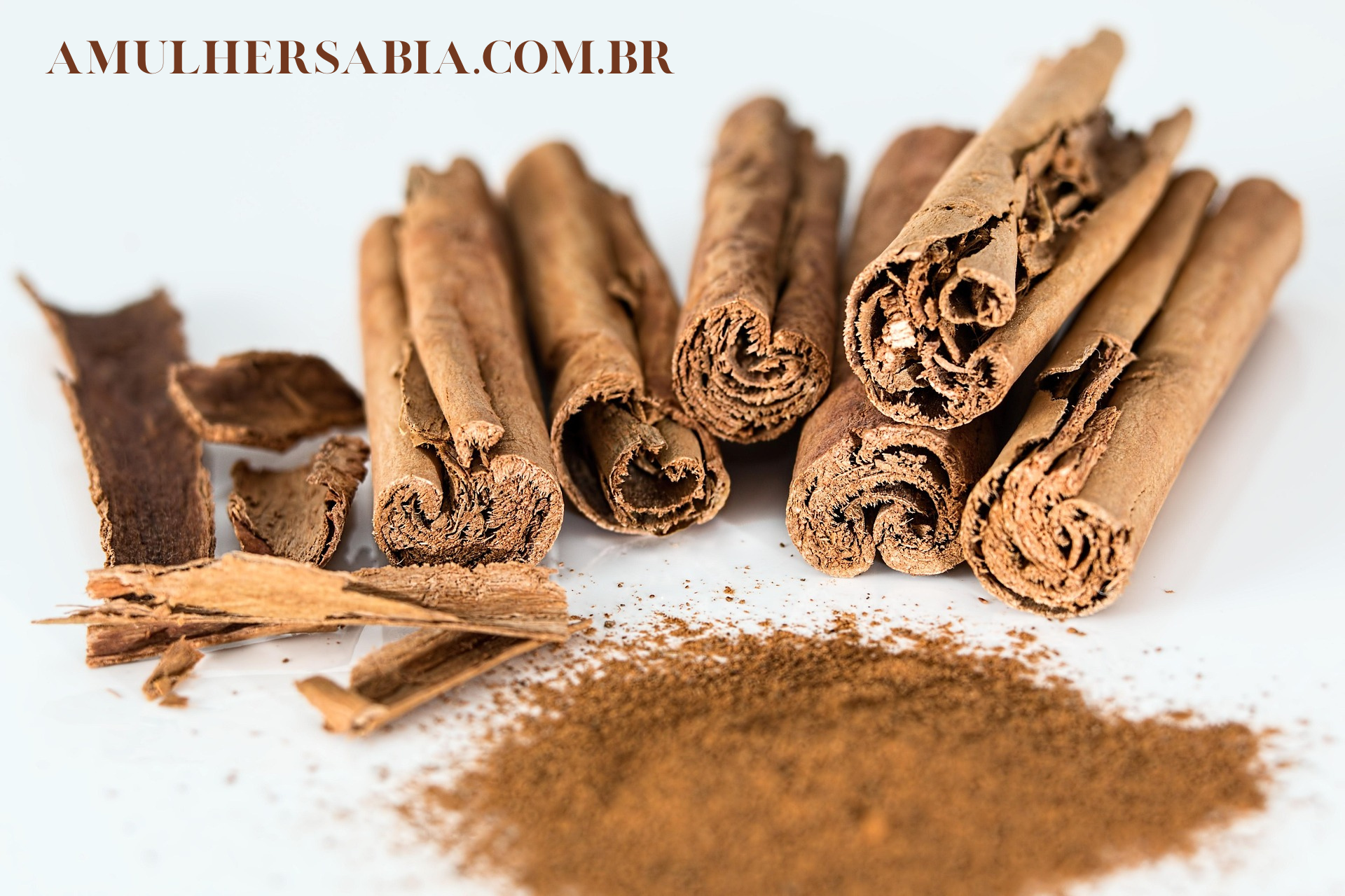 Canela - Benefícios e receitas saúdaves no site a mulhersabia.com.br